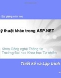 Bài giảng môn học: Một số kỹ thuật khác trong ASP.NET