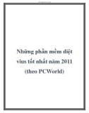 Những phần mềm diệt vius tốt nhất năm 2011 (theo PCWorld)