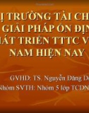 Thuyết trình Thị trường tài chính và giải pháp ổn định, phát triển thị trường tài chính Việt Nam hiện nay