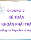 Bài giảng Kế toán tài chính: Chương 4 - Trường Đại học Ngân hàng