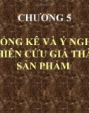 CHƯƠNG 5 THỐNG KÊ VÀ Ý NGHĨA NGHIÊN CỨU GIÁ THÀNH SẢN PHẨM