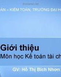 Bài giảng Kế toán tài chính 1: Chương 0 - Hồ Thị Bích Nhơn