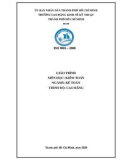 Giáo trình Kiểm toán (Nghề: Kế toán) - CĐ Kinh tế Kỹ thuật TP.HCM