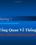 Bài giảng môn Thống kê - Chương 1. Tổng Quan Về Thống Kê