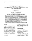 Chất lượng công bố thông tin của các công ty niêm yết trên thị trường chứng khoán Việt Nam - Thực trạng và giải pháp