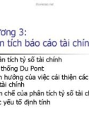 Bài giảng Quản trị tài chính - Chương 3: Phân tích báo cáo tài chính