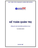 KẾ TOÁN QUẢN TRỊ - Ths Đinh Xuân Dũng