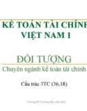 Bài giảng Kế toán tài chính Việt Nam 1 - Chương 1: Tổng quan về kế toán tài chính (Năm 2022)