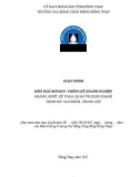 Giáo trình Thống kê doanh nghiệp (Nghề: Kế toán - Cao đẳng) - Trường Cao đẳng Cộng đồng Đồng Tháp