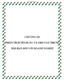 Chương 3 : Phân tích tín dụng và cho vay dài hạn đối với doanh nghiệp - CĐ Tài chính Ngân Hàng Qui Nhơn