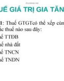 CHƯƠNG 4: THUẾ GIÁ TRỊ GIA TĂNG