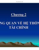 Bài giảng Lý thuyết tài chính tiền tệ - Chương 2: Tổng quan về hệ thống tài chính