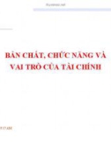 Bài giảng Tài chính tiền tệ: Chương 1 – Nguyễn Văn Vũ An