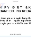 NGHIỆP VỤ ĐẦU TƯ & KINH DOANH CHỨNG KHOÁN