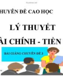 Chuyên đề Cấu trúc tài chính doanh nghiệp và các khuyng hướng tài trợ ( GS Bình Minh)