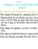 Kế toán thu nhập khác