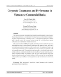 Corporate governance and performance in Vietnamese commercial banks