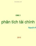 Bài giảng về Phân tích tài chính - Nguyễn Thị Kim Thanh