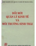 Môi trường sinh thái và đổi mới quản lý kinh tế: Phần 1