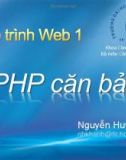 Bài giảng Lập trình web 1: Chương 9 - Nguyễn Huy Khánh