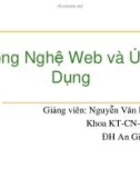 Bài giảng Công nghệ Web và ứng dụng - Nguyễn Văn Hòa