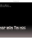 Bài giảng Phân tích thiết kế hệ thống thông tin: Chương 3 - Hệ điều hành Windowns XP