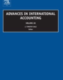 Ebook Advances in international accounting: Volume 20 - J. Timothy Sale