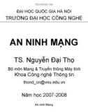 An ninh mạng - Ts Nguyễn Đại Thọ