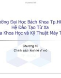 Kinh tế học đại cương: Chương 10. Chính sách kinh tế vĩ mô