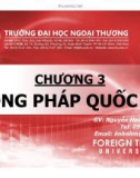 Bài giảng Pháp luật đại cương: Chương 3 - GV. Nguyễn Hoàng Mỹ Linh