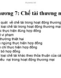 Bài giảng Luật thương mại 2: Chương 7 - Trương Kim Phụng