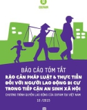 Báo cáo tóm tắt: Rào cản pháp luật và thực tiễn đối với người lao động di cư trong tiếp cận an sinh xã hội (Chương trình quyền lao động của Oxfam tại Việt Nam báo cáo tóm tắt 10 /2015)