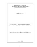 Luận văn Thạc sĩ Kỹ thuật cơ khí động lực: Nghiên cứu thiết kế, chế tạo bộ điều khiển phun Urea cho bộ xử lý xúc tác SCR lắp trên động cơ Diesel