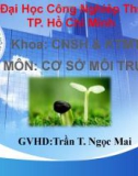 Bài thuyết trình Công nghệ môi trường: Quá trình trung hòa, trao đổi ion nước thải, ổn định hóa nước