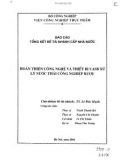 Báo cáo khoa học: Hoàn thiện công nghệ và thiết bị UASB xử lý nước thải công nghiệp rượu