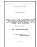 Luận văn Thạc sĩ Lâm nghiệp: Nghiên cứu ảnh hưởng của một số loại rừng trồng keo (keo lá tràm (a.Auriculiformis), keo tai tượng A.Mangium, keo lai (A.Auri x A.Man) và thông nhựa (Pinus Merkusii) đến môi trường tại một số tỉnh vùng bắc trung bộ nhằm góp phần xây dựng tiêu chuẩn môi trường lâm nghiệp