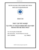 Báo cáo thực tập tốt nghiệp: Tìm hiểu hoạt động của các tư vấn tài chính tại Công Ty Trách Nhiệm Hữu Hạn Một Thành Viên Đệ Nhất Phá