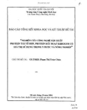 Báo cáo khoa học: Nghiên cứu công nghệ sản xuất Protein tái tổ hợp, protein bất hoạt Riboxom có giá trị sử dụng trong y dược và nông nghiệp