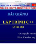 Bài giảng Lập trình C++: Chương 7 - GV. Nguyễn Văn Hùng