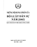 Tìm hiểu về Bộ Luật dân sự năm 2005: Phần 1