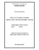 Tóm tắt luận văn Thạc sĩ Khoa học xã hội và nhân văn: Dấu ấn văn hóa Nam Bộ trong tiểu thuyết Hồ Biểu Chánh