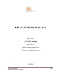 Giáo trình 3DS MAX 2012 - Lê Viết Nghị