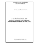 Bài giảng Các mô hình và phần mềm tối ưu hoá và ứng dụng trong nông nghiệp - PGS.TS. Nguyễn Hải Thanh