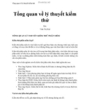 Tổng quan về lý thuyết kiểm thử