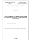 Summary of Environmental engineering doctoral thesis: Investigation of activated carbon denaturation in order to create material for treatment of several hazard ions in water environment