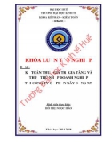 Khóa luận tốt nghiệp Kế toán-Kiểm toán: Thực trạng công tác kế toán thuế giá trị gia tăng và thuế thu nhập doanh nghiệp tại công ty Cổ phần Xây dựng 939