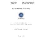 Luận văn Thạc sĩ Vật lý: Nghiên cứu hiện tượng chuyển pha Nematic trong tinh thể lỏng