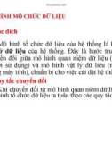 Bài giảng Phân tích thiết kế hệ thống thông tin - Chương 3.2: Thiết kế dữ liệu (Tiếp)