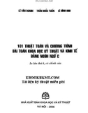 101 thuật toán chương trình C: Phần 1