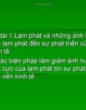 Đề tài lạm phát